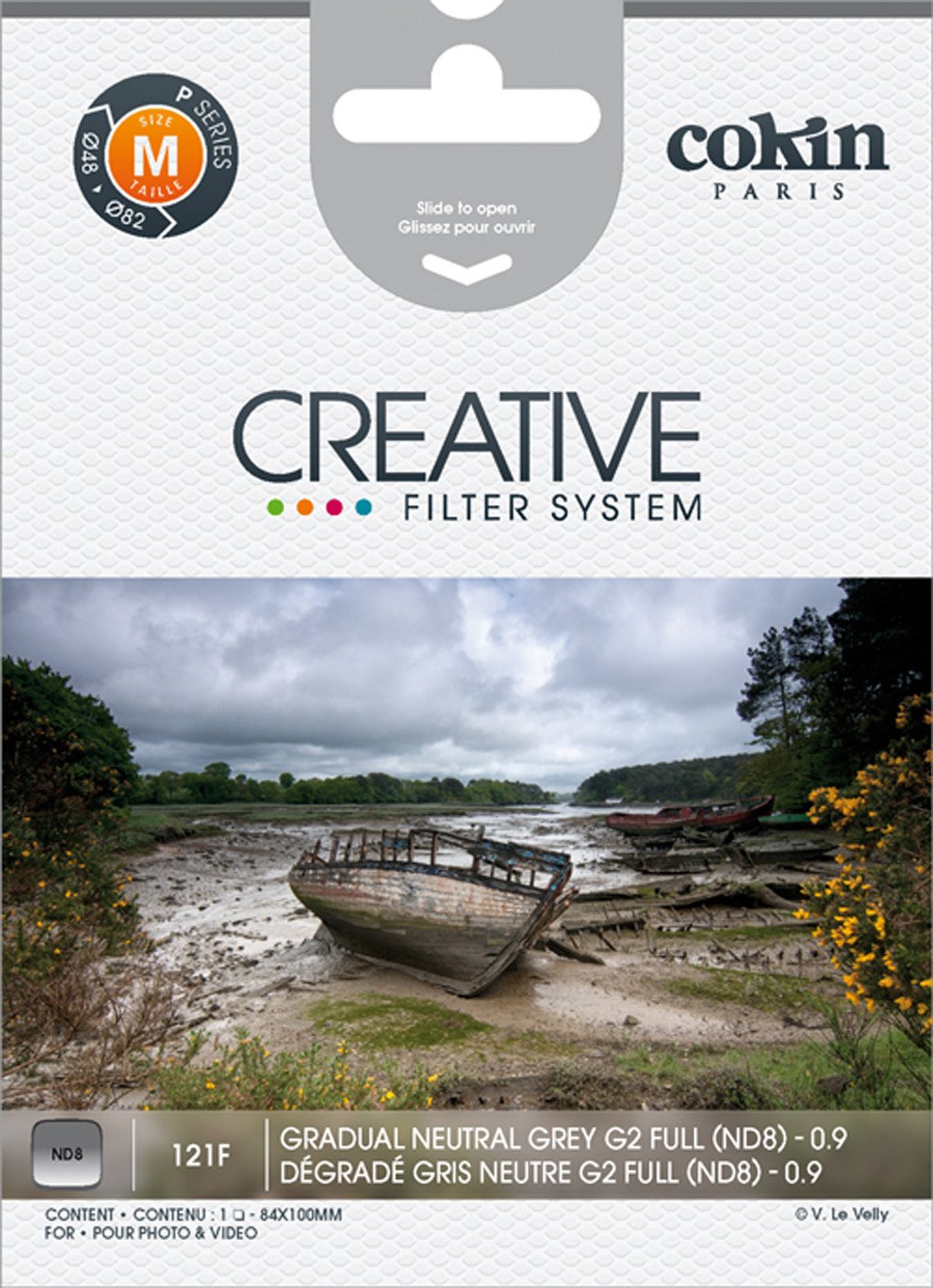 Cokin WP1R121F Grad Grey G2 FUL(ND8) Square Filter