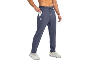 G Gradual Men's Sweatpants with Zipper Pockets Tapered Joggers for Men Athletic Pants for Workout, Jogging, Running
