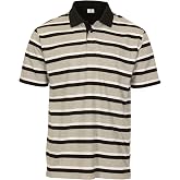 Gioberti Mens Multiple Stripe Polo Shirt with Pocket