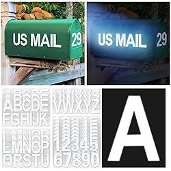 Seloom 148 PCS 3" Reflective Mailbox Numbers