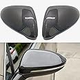 ABAGAEL Mirror Covers Caps Fit for VW Golf MK7 7.5 GTI 7 7 R E-GOLF Touran L 2013-2020 (Carbon Fiber)