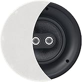 OSD Audio 6.5” Trimless in-Ceiling Speaker - DVC Dual Dome Tweeters - ACE640TT