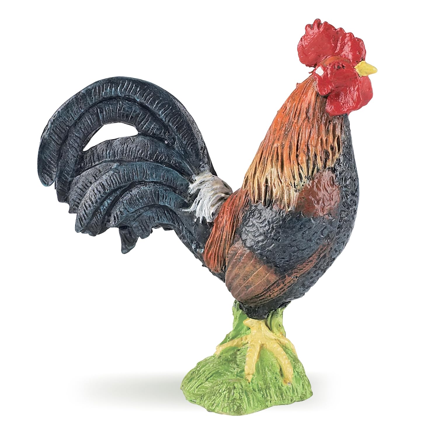 Papo - Realistic Gallic Rooster Figure - Ages 3+ - Farm Life Collection - Educational Play Farm Birds - Gift Idea Toy for Girls and Boys