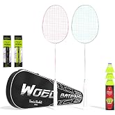 Professional Carbon Fiber Badminton Rackets Badminton Racquet for Backyards Gym