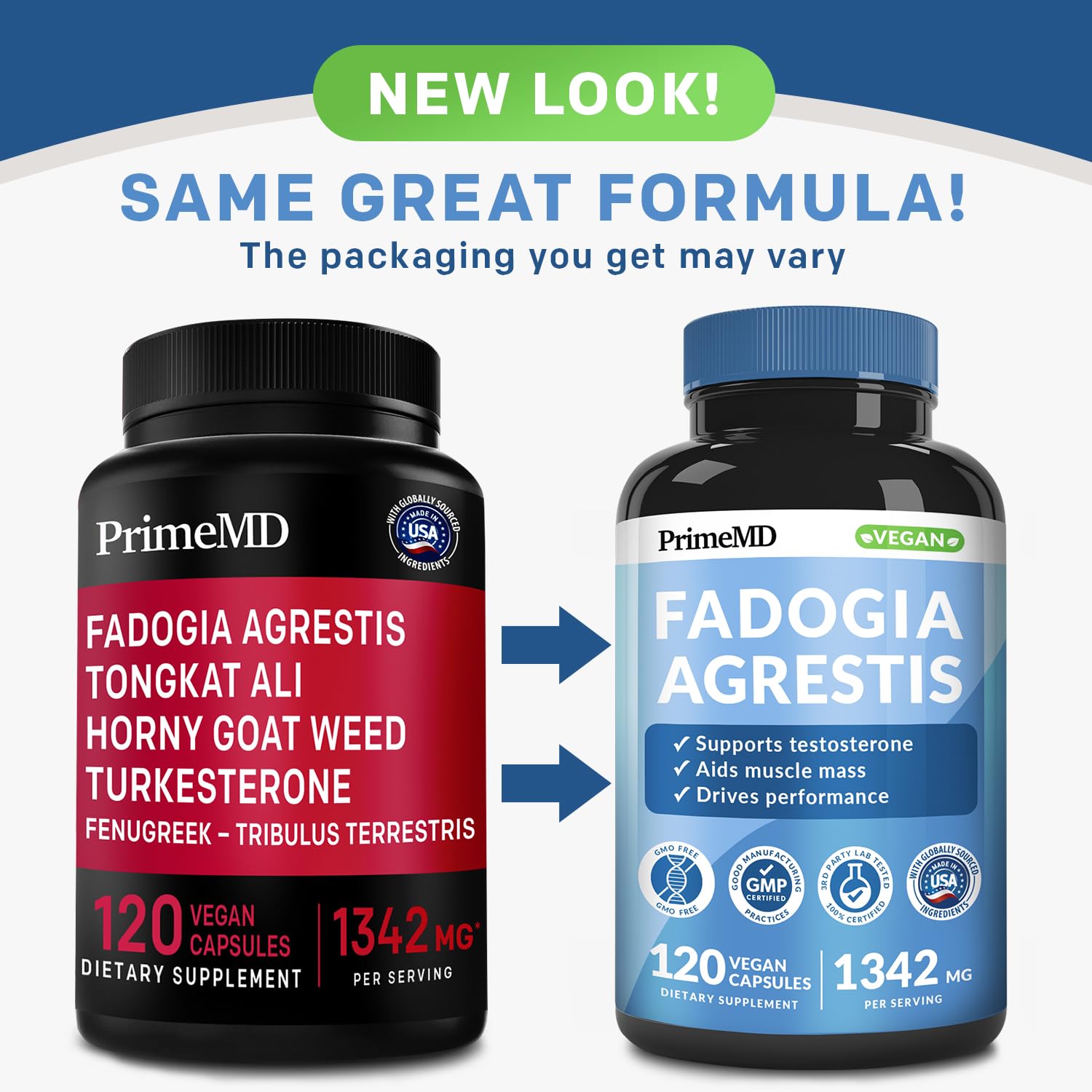 12-in-1 Fadogia Agrestis and Tongkat Ali for Men - Testosterone Supplement for Men with Turkesterone - Men's Health Supplement For Overall Well-being with 1342mg Per Serving (120 capsules) (Pack of 1)