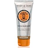 Beard Guyz Wash &amp; Tame Thick &amp; Fuller &ndash; Volumizing Beard Wash with Biotin, Collagen &amp; Salicylic Acid, 6.7 oz