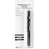 Ranger EMP20653 Inkssentials Embossing Pens, 2-Pack, Black and Clear