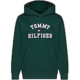 Tommy Hilfiger boys Long Sleeve Fleece Pullover Hoodie