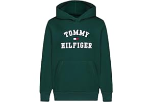 Tommy Hilfiger boys Long Sleeve Fleece Pullover Hoodie