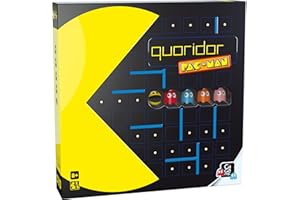 GIGAMIC Quoridor Pac-Man | Fun Game for The Whole Family | Classic Arcade Game| Ages 8+ | 2 to 5 Players | 15 Minutes
