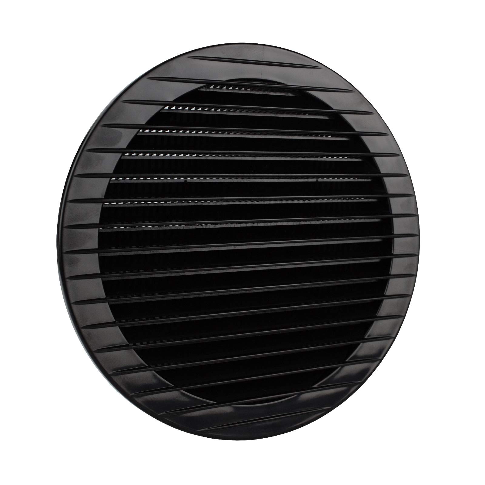 Ventilation Grille Round Insect Protection Diameter 150 mm Black
