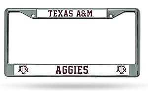 NCAA Chrome License Plate Frame