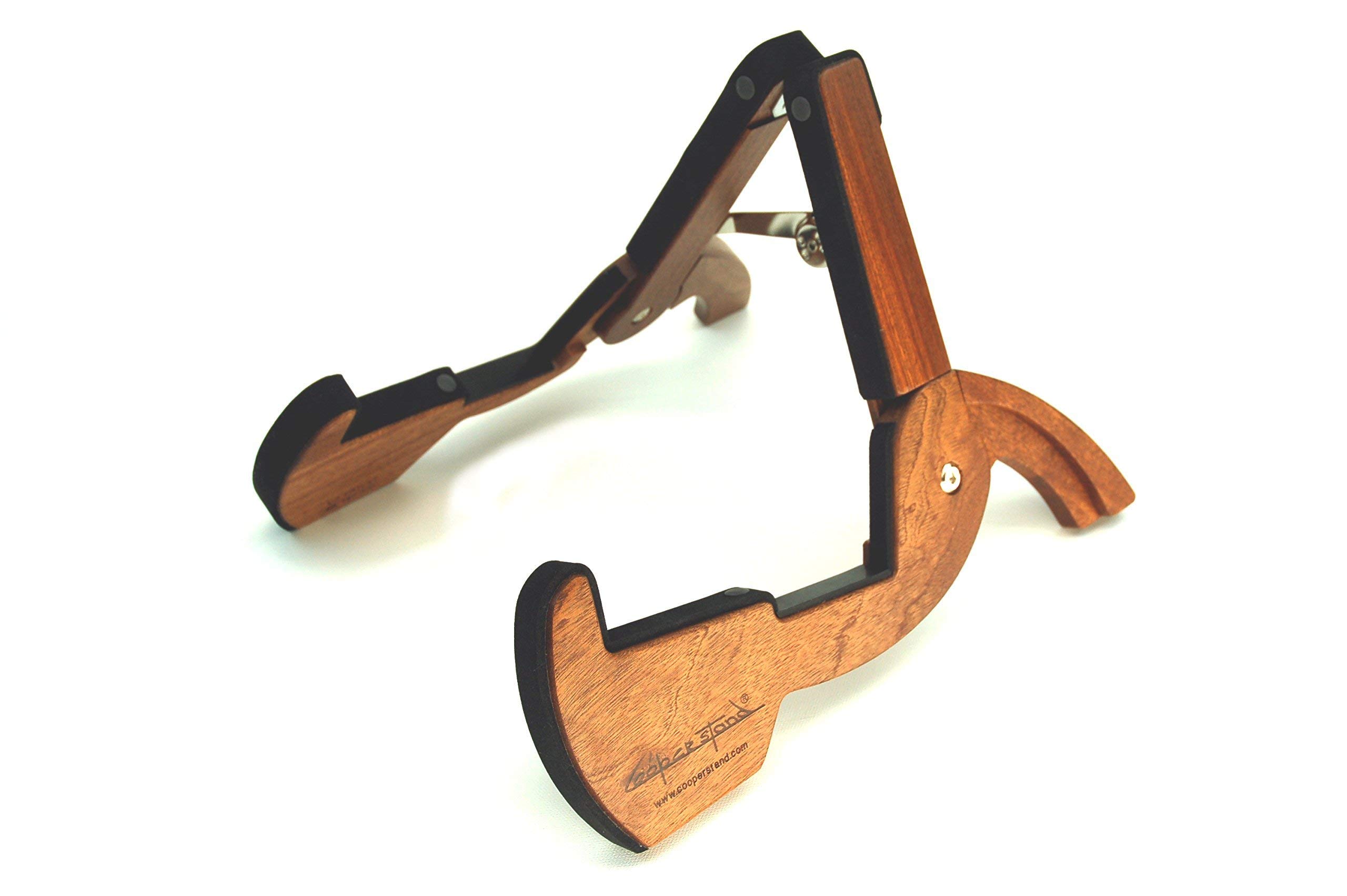 Cooperstand Pro G Acoustic/Electric Guitar Stand, Brown