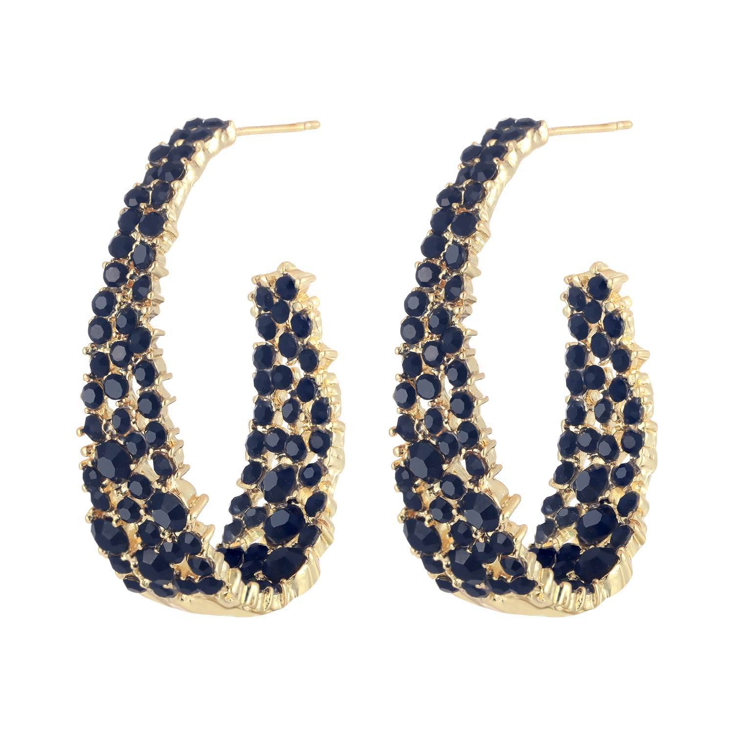 CEJUG Dangle Drop Hoop Earrings for Women Statement