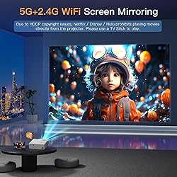 [6D/4P/4K] Projector with WiFi and