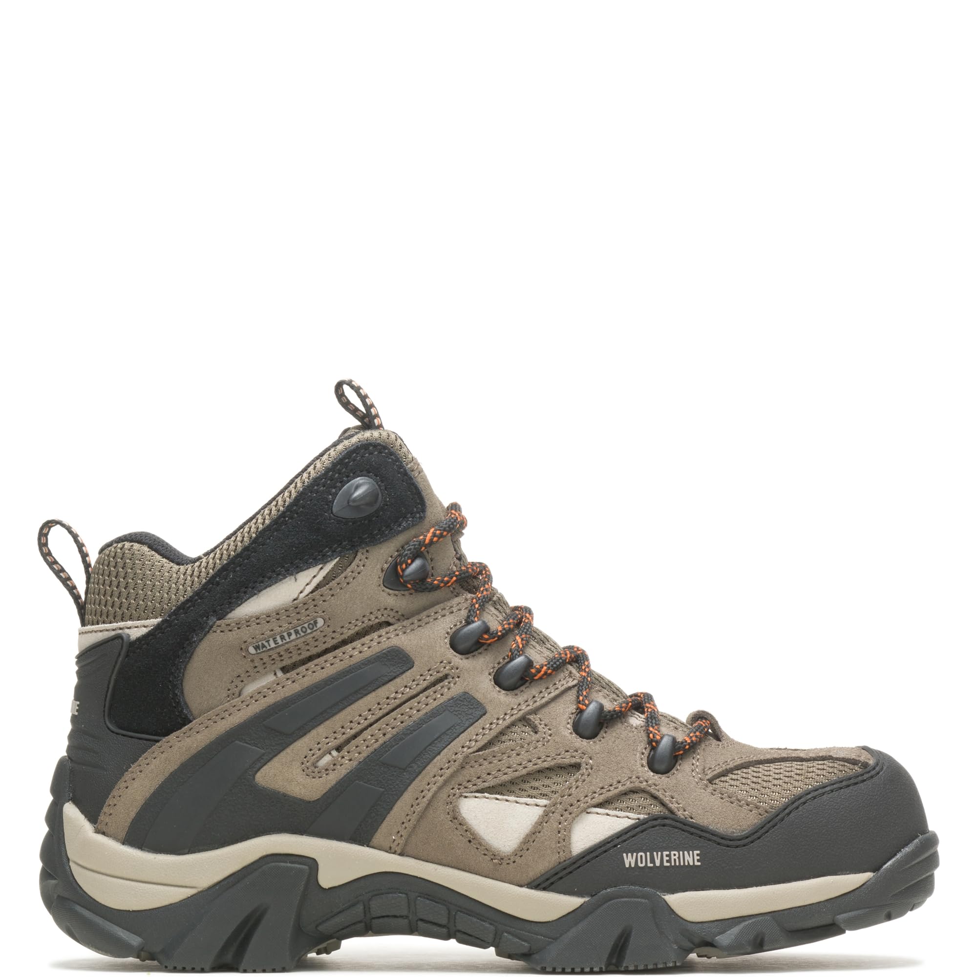 Wolverine Men’s Wilderness Waterproof Mid Hiker Hiking Boot, Bungee Cord, 13