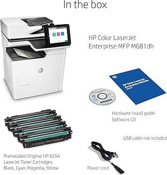hp color laserjet enterprise m681dh