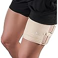 Hamstring Compression Sleeve Recovery Support – Non-Slip Groin Wrap for Adductor, Quad Strain, Pulled Hamstring - Thigh Brace for Men and Women
