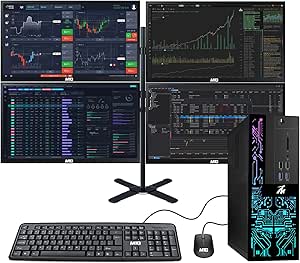 Amazon.com: Trading Desktop PC TechMagnet Siwa 6 Intel Core i5-6500 ...