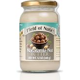 Field of Nuts Inc. Macadamia Nut Butter | Raw and Without Any Additives or Sugar | Made from Macadamia Nuts | Perfect Keto Diet Snack - 12 Oz