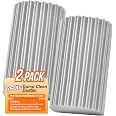 YFUIF 2/4/6/8-Pack Damp Clean Duster Sponge, Magic Sponge Eraser Baseboard Cleaner Tool, Dusters for Cleaning Blinds, Glass, 