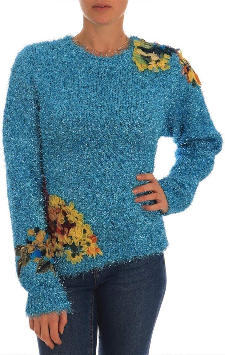 dolce and gabbana floral sweater