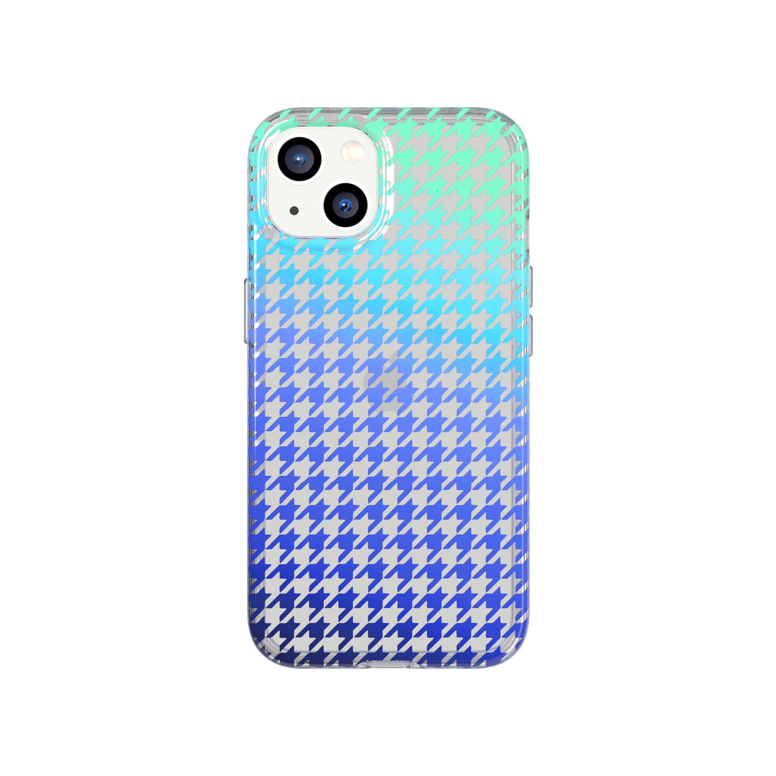 Tech21 Evo Art Ombre Houndstooth for iPhone 13 – Protective Phone Case with Exclusive Artwork and 12ft Multi-Drop Protection
