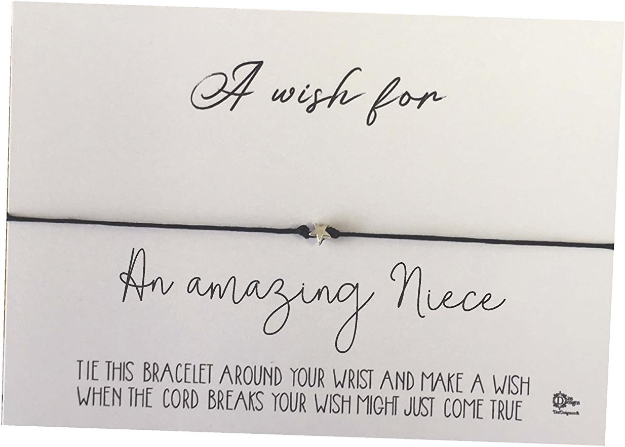 Dios DesignsSimple Wish Bracelet - A Wish for an Amazing Niece DD760