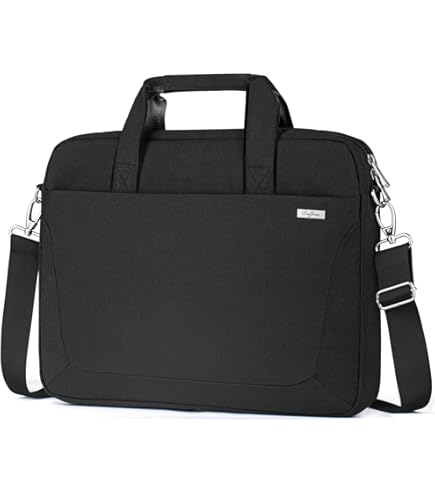 Alfheim Laptop Bag With Shoulder Strap 14 Inch Men Women Lightweight Waterproof Soft Computer Briefcase For Business Work Notebook Ultrabook Chromebook With Asus Lenovo Hp Macbook Dell Blue - View #8