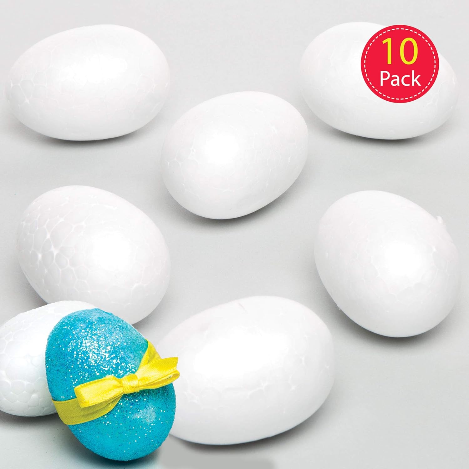 Baker Ross Polystyrene Easter Eggs Ready To Paint Decorations For