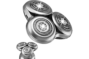 MUYFGUO SH98 Replacement Heads for Philips Norelco Shavers Series 9000,Wet/Dry Use, Dual Stainless Steel Blades, for men.