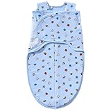 Bubble bear 100% Cotton Sleepsack Swaddle, 3-Way