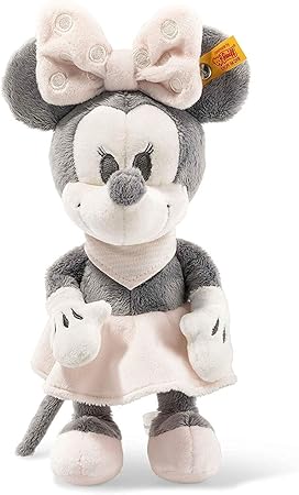 Amazon Steiff シュタイフ ディズニー ミニーマウス 23cm ぬいぐるみ 赤ちゃん Disney Minnie Mouse With Squeaker And Rustling Foil Disney 並行輸入品 ぬいぐるみ おもちゃ