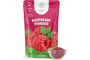 ÖSEL BERRY All-Natural Freeze Dried Raspberry Powder for Baking & Smoothies | Pure Raspberry Flavoring Powder | 100% Freeze Dried Fruit | Non-GMO & Vegan, 3 oz