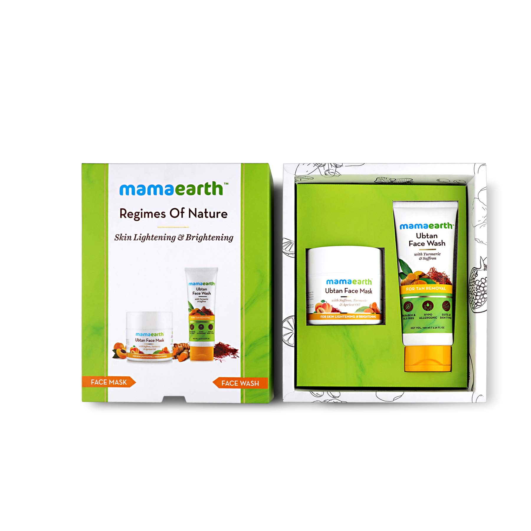 mamaearth ubtan natural face wash
