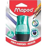 Maped Tonic 2 Hole Pencil Sharpener with Metal Insert, Assorted Colors (069149)