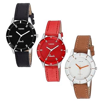Tarido New Style Analog Multicolor Dial Women Watch - TD8081BRW