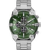Diesel Men's Spiked Chronograph Stainless Steel Watch (Model: DZ4712)
