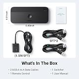 UGREEN USB 3.0 Switch 2 In 4 Out 3 USB A Cables Remote Sharing view 8