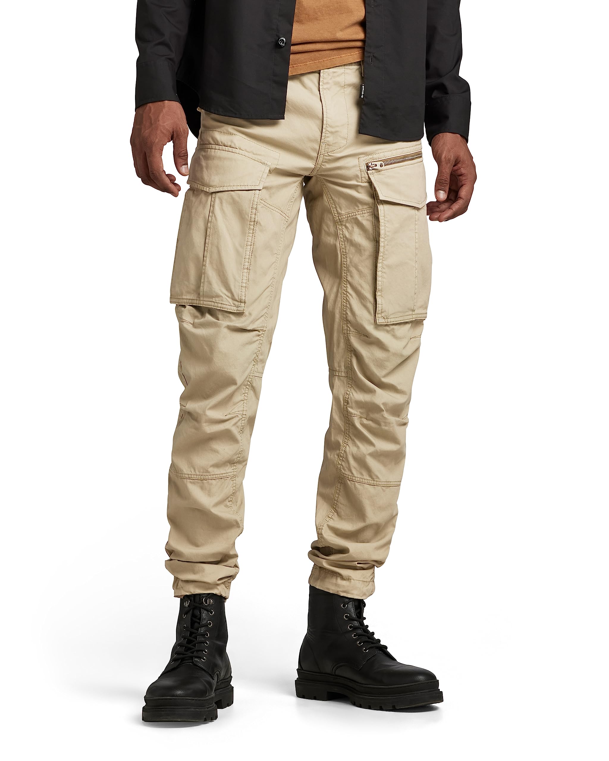G-STAR Raw Men's Rovic Zip 3D Straight Tapered Fit Cargo Pants,Spray Green,30W x 32L Image