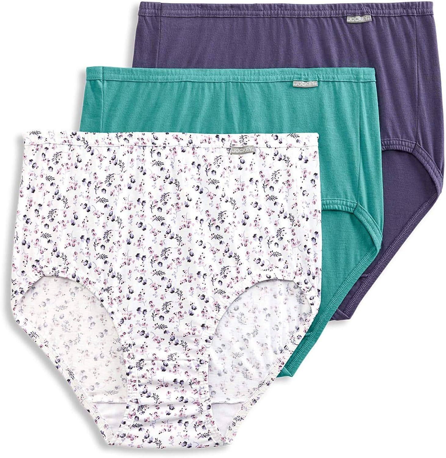 Jockey Women's Plus Size Elance¿ Brief 3-Pack at  Women’s Clothing store