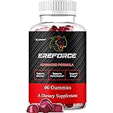Ereforce Gummies - Official Ereforce Supplement Advanced Premium Formula for Men Support - Maximum Strength, Natural Ere Force for Overall Health & Wellness Reviews, 60 Gummies for 1 Month