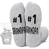HAPPYPOP Fuzzy Socks for Him - Son Papa Grandpa Gifts, Cool Gifts for Men