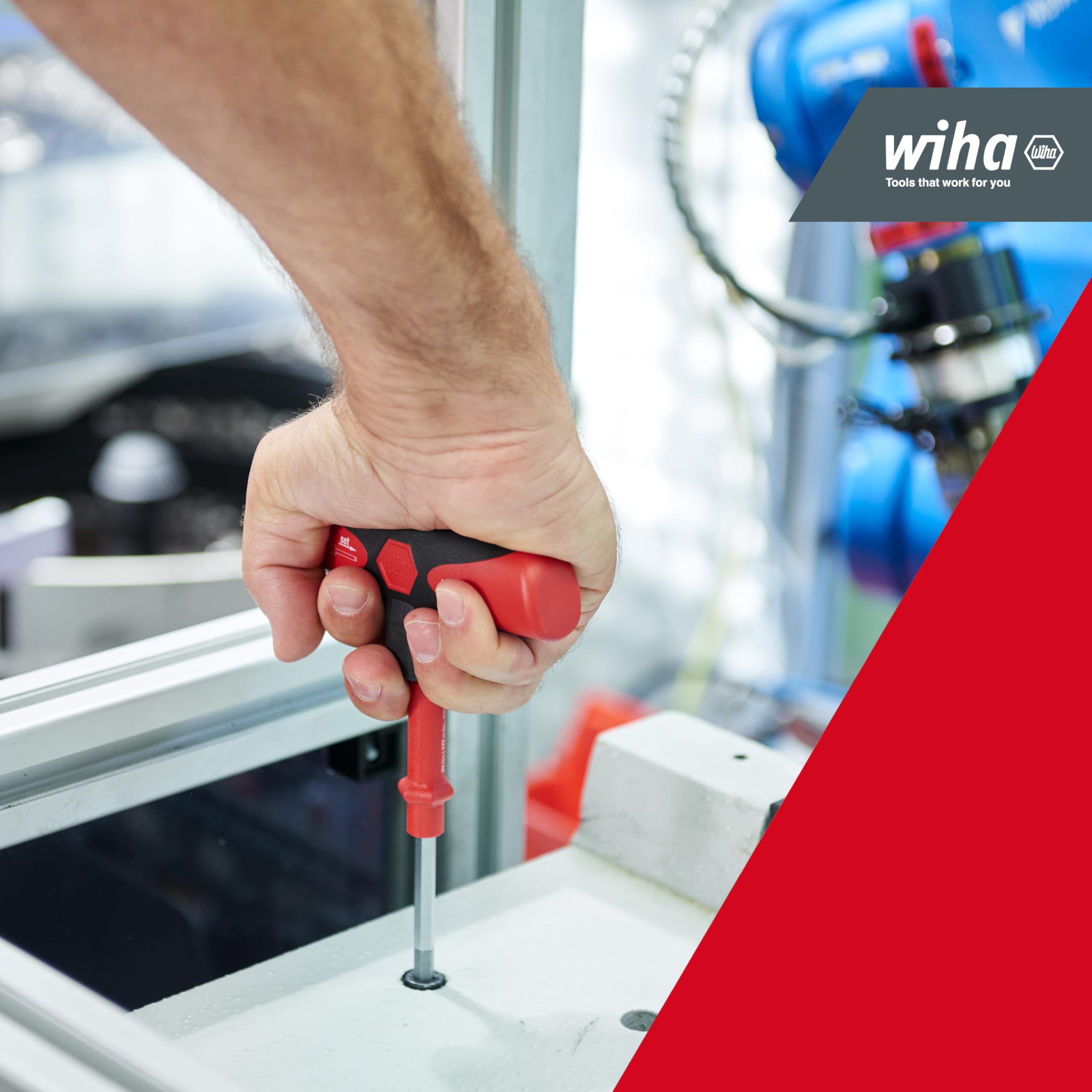 Wiha einstellbarer Drehmoment-Schraubendreher mit Quergriff TorqueVario®-S Tplus 5-14 Nm, hörbares Klicksignal beim erreichen des Drehmomentwerts(29233) 2