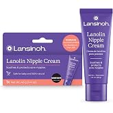 Lansinoh Lanolin Nipple Cream, 1.41 Ounces | Safe for Breastfeeding Baby, 100% Natural Nipple Butter, Breastfeeding Essentials, Postpartum Moms