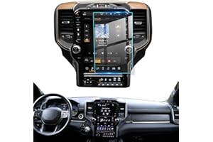 LFOTPP 12In Screen Protector for 2019-2021 2022 2023 2024 D*odge RAM 1500 2500 3500 Glass Uconnect Laramie Longhorn Limited Navigation Touchscreen Scratch-Resistant HD High Sensitivity Trucks Pickup
