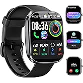 uaue AI Smart Watch with ChatGPT, 1.91" Bluetooth Calling Smartwatch for Men Women, 110+ Fitness Modes Activity Tracker, Sleep/Heart Rate/Calorie Monitor, IP68 Waterproof Step Counter for Android iOS