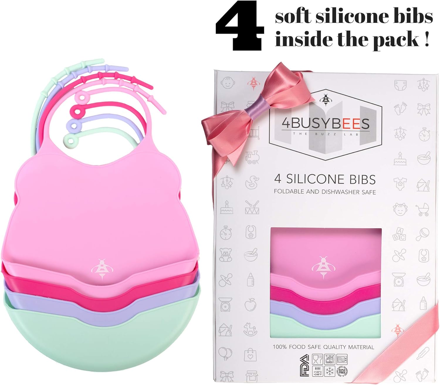 amazon silicone bibs