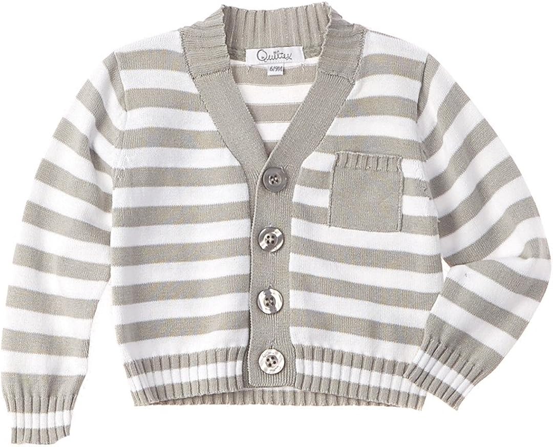 newborn grey cardigan