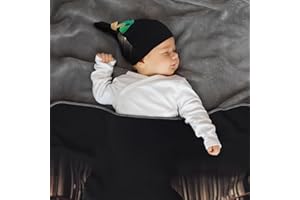 Vinyl Records Newborn Swaddle Blankets Beanie Hat Sets Soft and Stretchy Newborn Blanket Swaddle Sack for Baby Girls and Boys